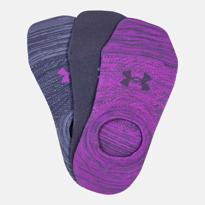 Under Armour Women's UA Breathe Lite Ultra Low Liner Socks (3 Pack) Purple Under Armour Women's UA Breathe Lite Ultra Low Liner Socks (3 Pack) Purple image number 0