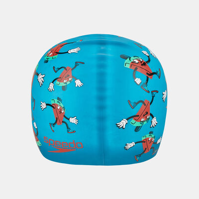 Speedo Kids' Boom Silicone Swimming Cap Multi