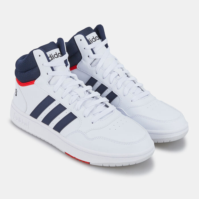 adidas Men's Hoops 3.0 Mid Classic Vintage Shoe White adidas Men's Hoops 3.0 Mid Classic Vintage Shoe White image number 2