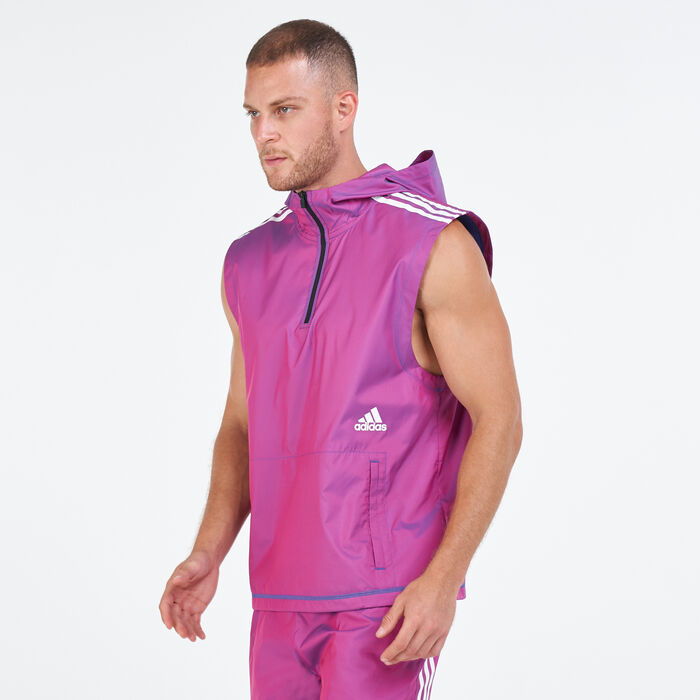 adidas Men's For the Oceans Primeblue Light Vest Purple image number 0