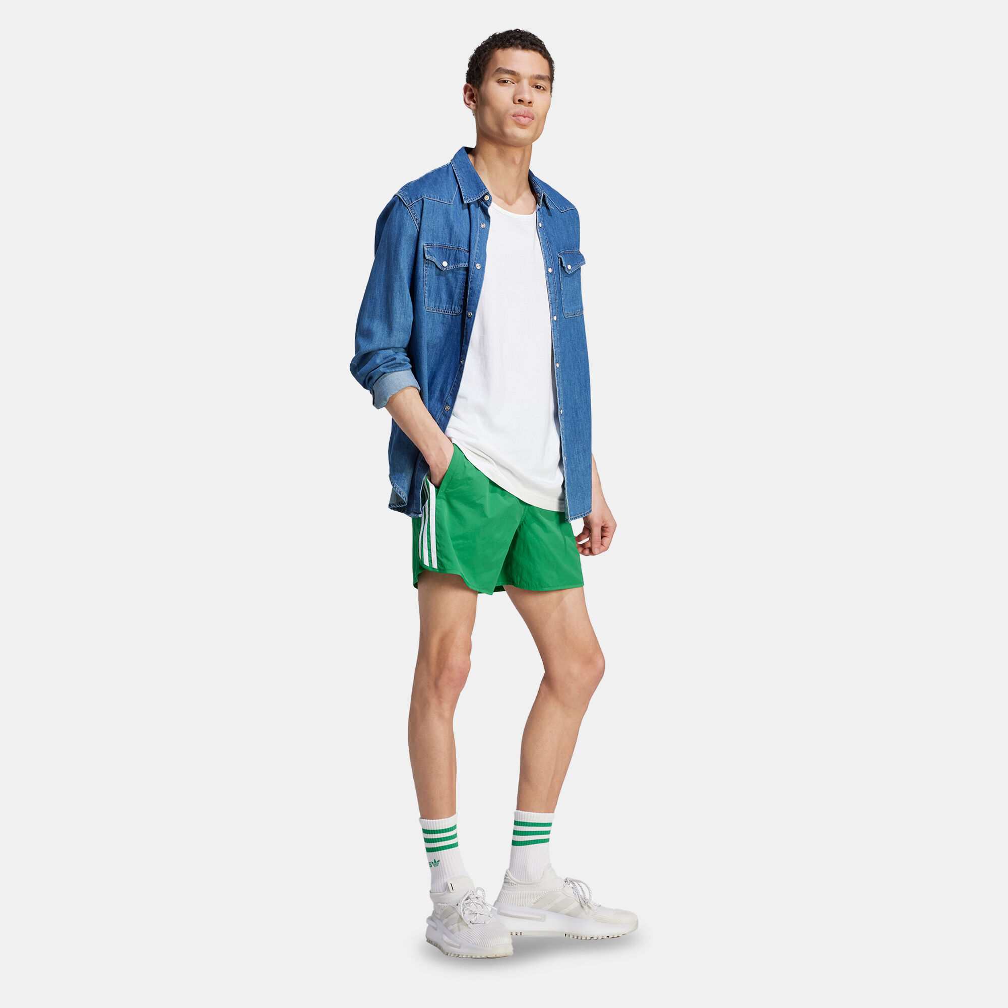 Men s Adicolor Classics Sprinter Shorts Green adidas Originals in Qatar SSS