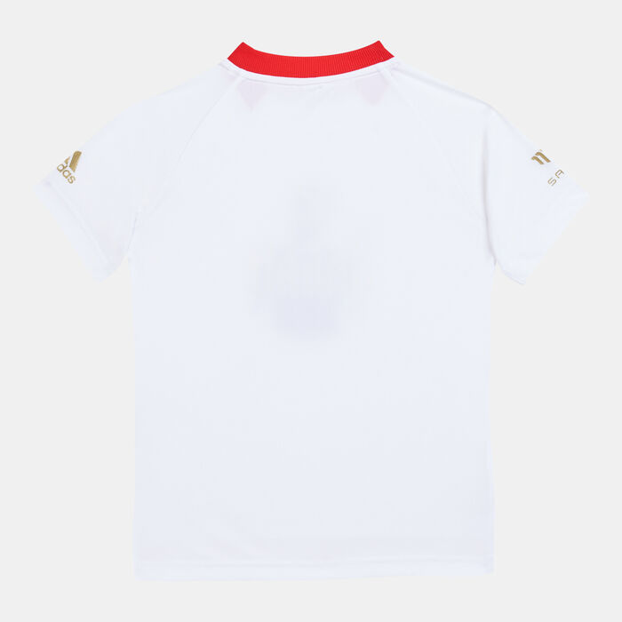 adidas Kids' Salah Football Inspired T-Shirt White adidas Kids' Salah Football Inspired T-Shirt White image number 1