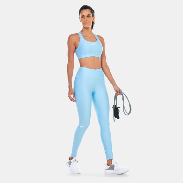 Under Armour Women's UA Evolved Graphic Sports Bra Blue Under Armour Women's UA Evolved Graphic Sports Bra Blue image number 2