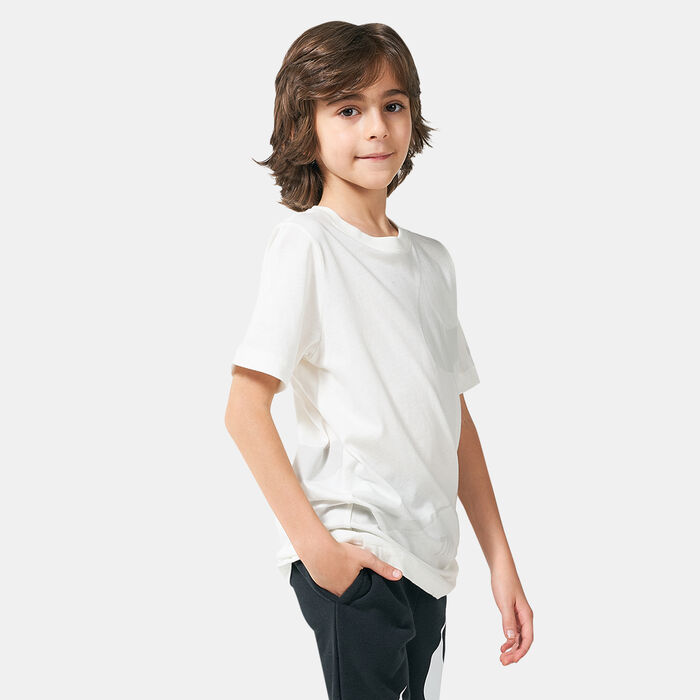 Nike Kids' Sportswear Swoosh T-Shirt White Nike Kids' Sportswear Swoosh T-Shirt White image number 0