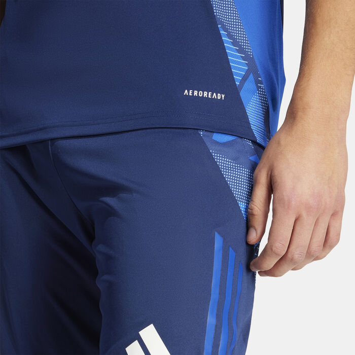 adidas Men's Tiro 24 Competition Football Jersey Blue adidas Men's Tiro 24 Competition Football Jersey Blue image number 4
