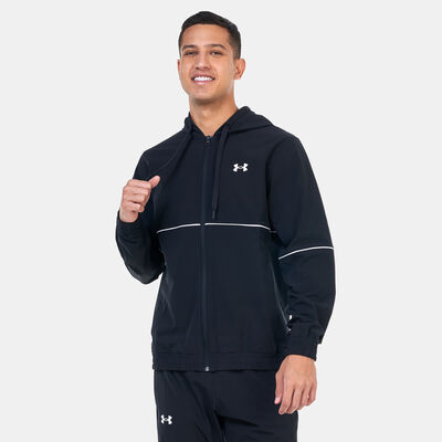 Under Armour Men's Zone Woven Basketball Jacket Black Under Armour Men's Zone Woven Basketball Jacket Black