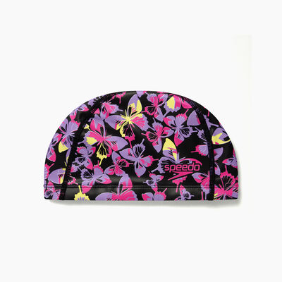 Speedo Kids' Printed Pace Swimming Cap Multi