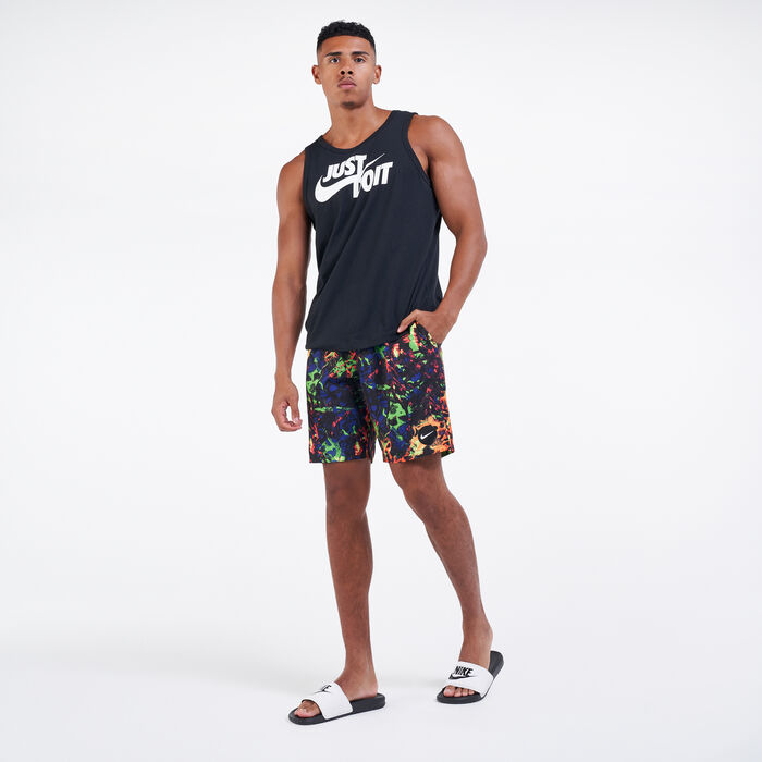 Nike Swim Men's 9-inch Volley Swimming Shorts yellow image number 2