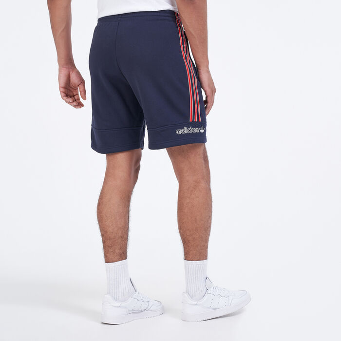 adidas Originals Men's SPRT Foundation Sweat Shorts Blue adidas Originals Men's SPRT Foundation Sweat Shorts Blue image number 1
