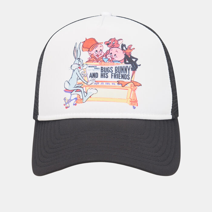New Era Men's Warner Brothers Looney Tunes Trucker Cap Black image number 0