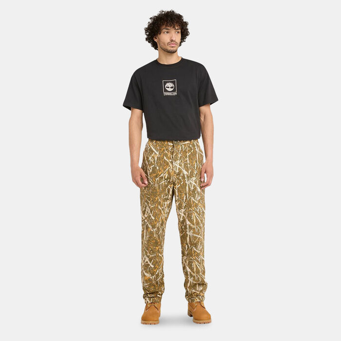 Timberland Men's Stack Camo T-Shirt Black image number 2