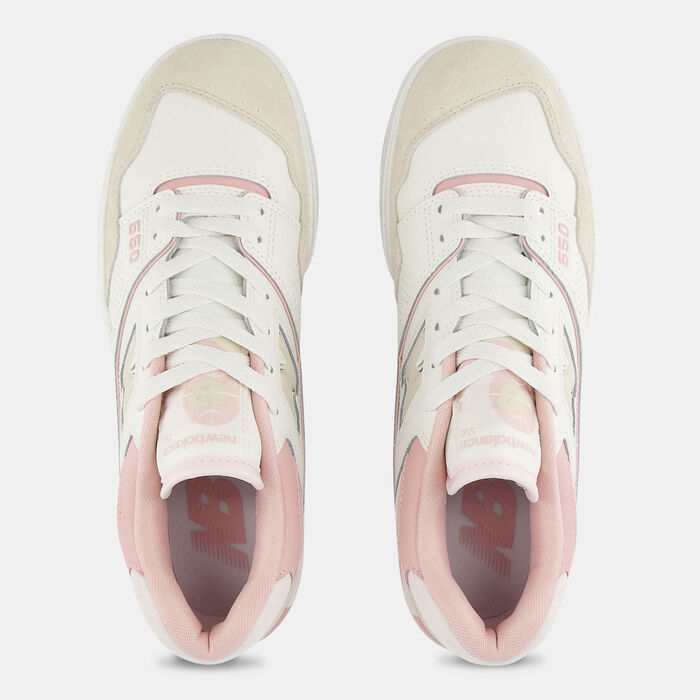 New Balance Women's BB550 Shoes White New Balance Women's BB550 Shoes White image number 4