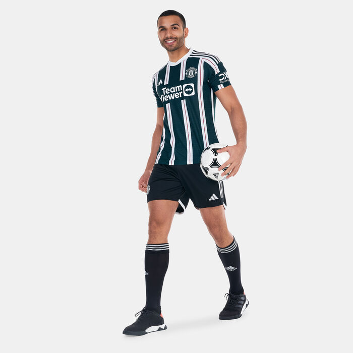 adidas Men's Manchester United Away Official Jersey - 2023/24 Green adidas Men's Manchester United Away Official Jersey - 2023/24 Green image number 2