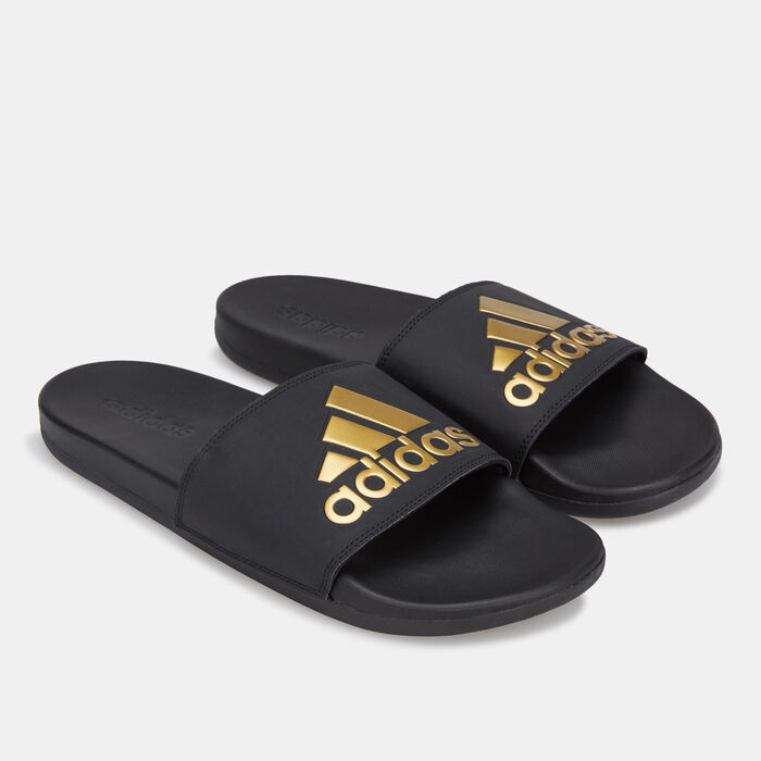 adidas Essentials Adilette Comfort Slides Black adidas Essentials Adilette Comfort Slides Black image number 0