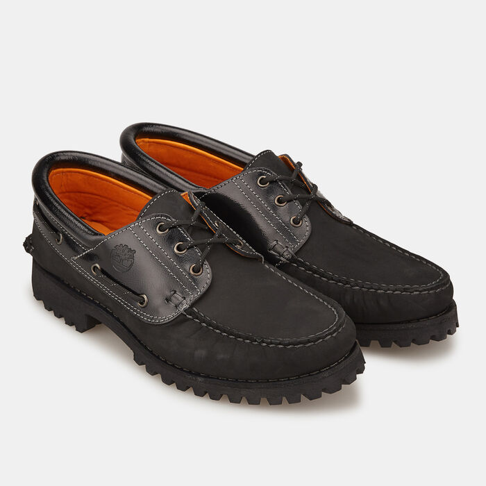 Timberland Men's Authentic 3-Eye Classic Shoe Black Timberland Men's Authentic 3-Eye Classic Shoe Black image number 1