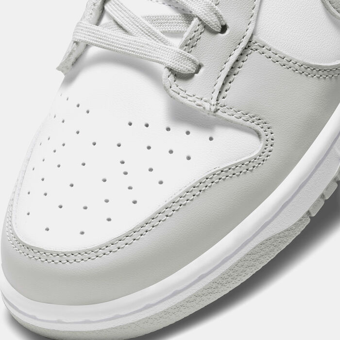 Nike Men's Dunk Low Retro Shoes Grey Nike Men's Dunk Low Retro Shoes Grey image number 4
