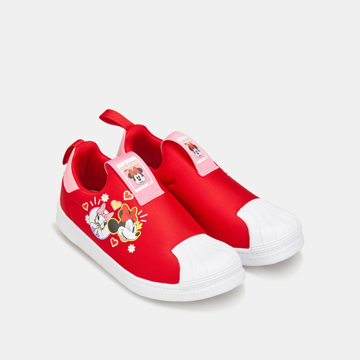 adidas Originals Kids' Originals x Disney Superstar 360 Shoe Red adidas Originals Kids' Originals x Disney Superstar 360 Shoe Red image number 1