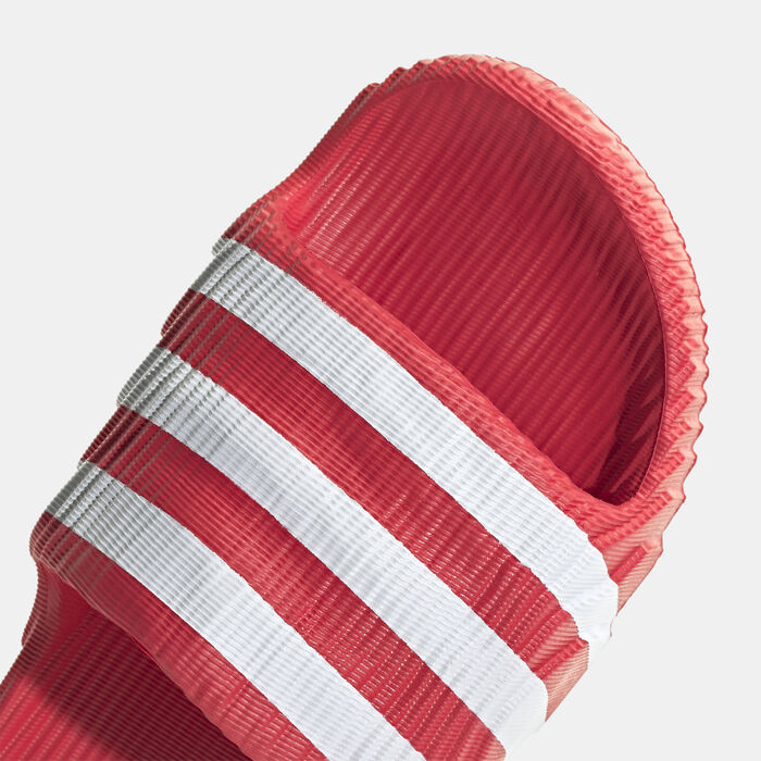 adidas Originals Men's Adilette 22 Slides Red adidas Originals Men's Adilette 22 Slides Red image number 4