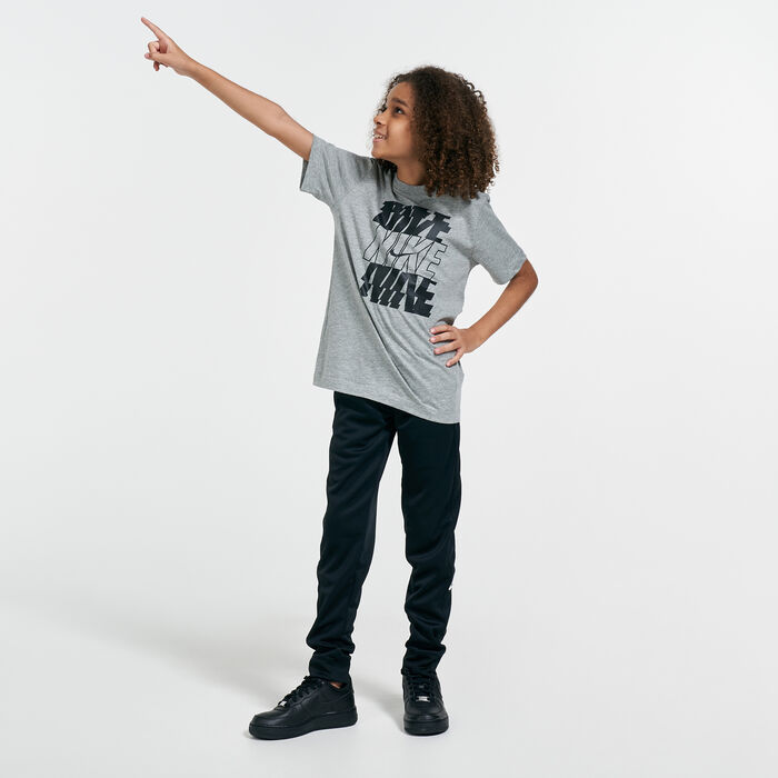 Nike Kids' Sportwear Stack T-Shirt Grey Nike Kids' Sportwear Stack T-Shirt Grey image number 2