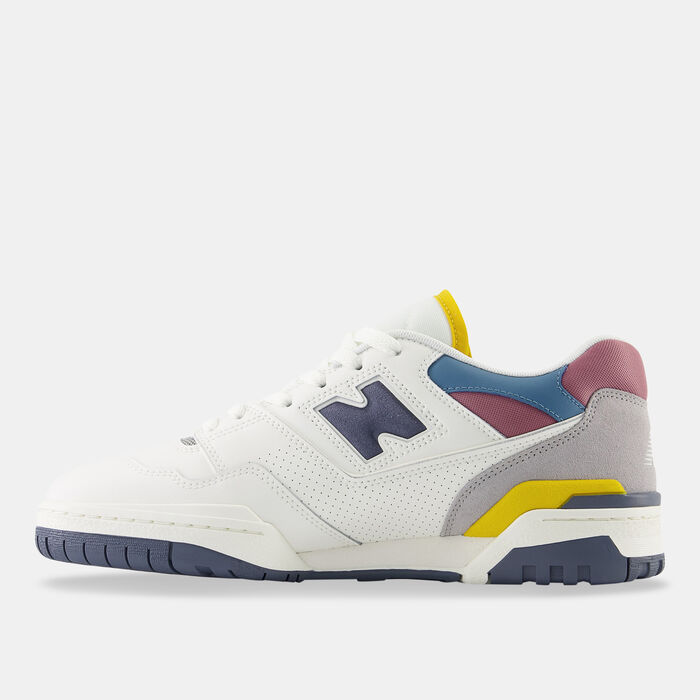 New Balance Men's BB550 Shoes White image number 5