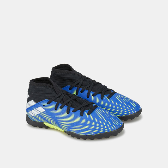 adidas Kids' Nemeziz.3 Turf Ground Football Shoe Blue adidas Kids' Nemeziz.3 Turf Ground Football Shoe Blue image number 1