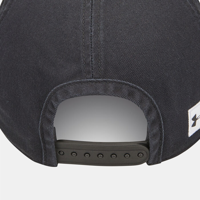 Under Armour Mens UA Branded Snapback Cap Black image number 1