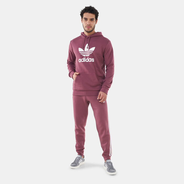 adidas Originals Men's Adicolor Classics Trefoil Hoodie Red image number 2