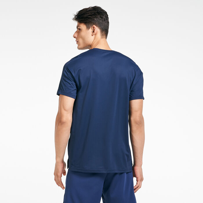 Nike Men's Hyper Dry Graphic T-Shirt Blue image number 1