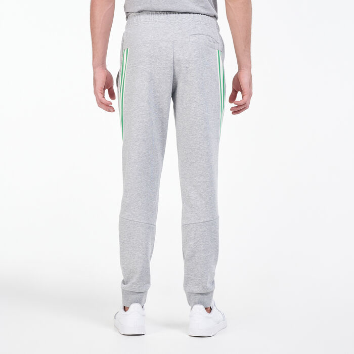 adidas Men's 3-Stripes Tape Sweatpants Grey adidas Men's 3-Stripes Tape Sweatpants Grey image number 1
