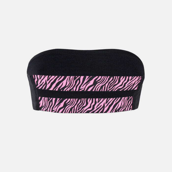 Nike Swim Women's Bandeau Bikini Top Black image number 1