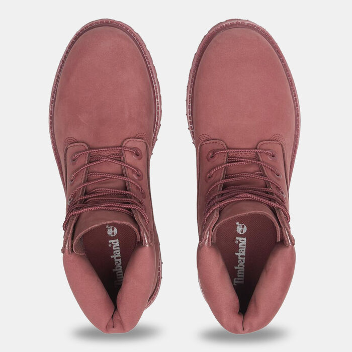 Timberland Women's Premium Waterproof Boots Red Timberland Women's Premium Waterproof Boots Red image number 4