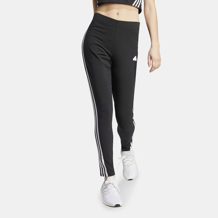 adidas Women's Future Icons 3-Stripes Leggings Black adidas Women's Future Icons 3-Stripes Leggings Black image number 0