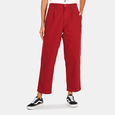 Vans Women's Curren X Knost Pants Red