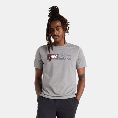 New Balance Men's Sport Essentials Graphic T-Shirt Grey