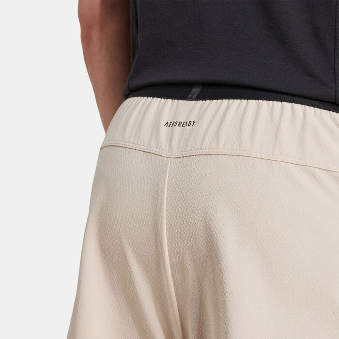 adidas Men's Power 2-In-1 Training Shorts Beige image number 3