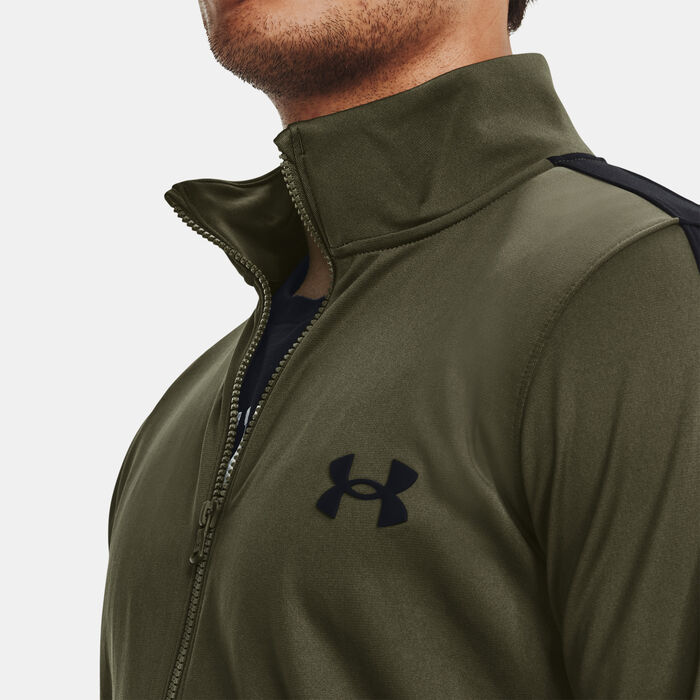 Under Armour Men's UA Knit Tracksuit Green Under Armour Men's UA Knit Tracksuit Green image number 2