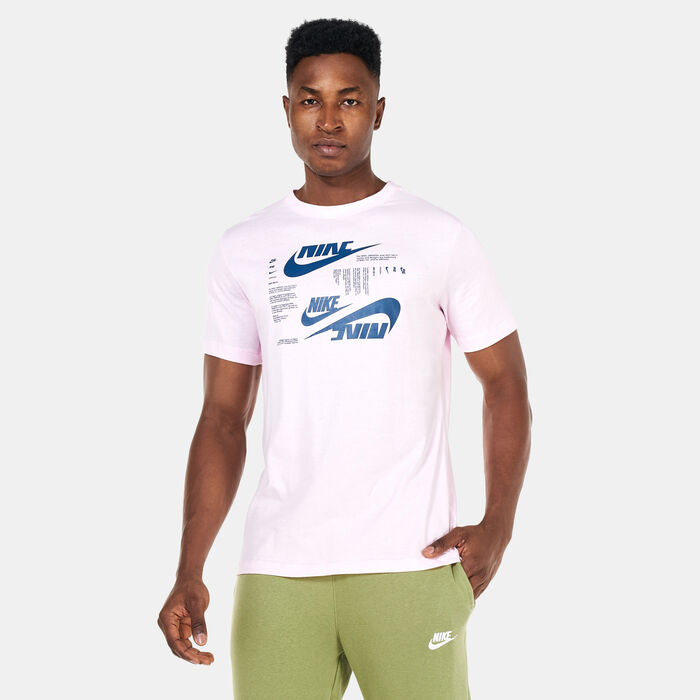 Nike Men's Sportswear Club T-Shirt Pink Nike Men's Sportswear Club T-Shirt Pink image number 0