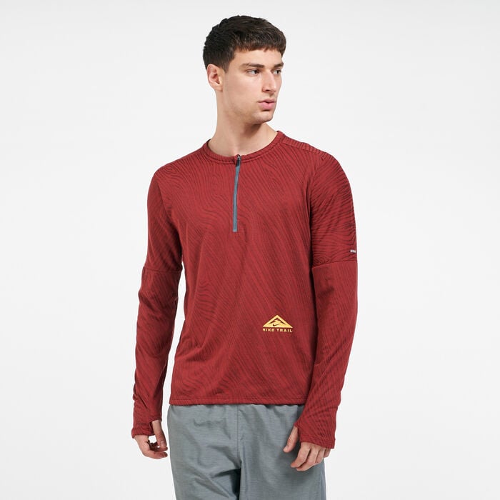 Nike Men's Dri-FIT Element 1/2 Zip Trail T-Shirt Multi Nike Men's Dri-FIT Element 1/2 Zip Trail T-Shirt Multi image number 0
