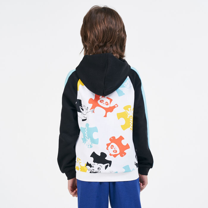 PUMA Kids' Mini Paws T7 Hoodie Black PUMA Kids' Mini Paws T7 Hoodie Black image number 1