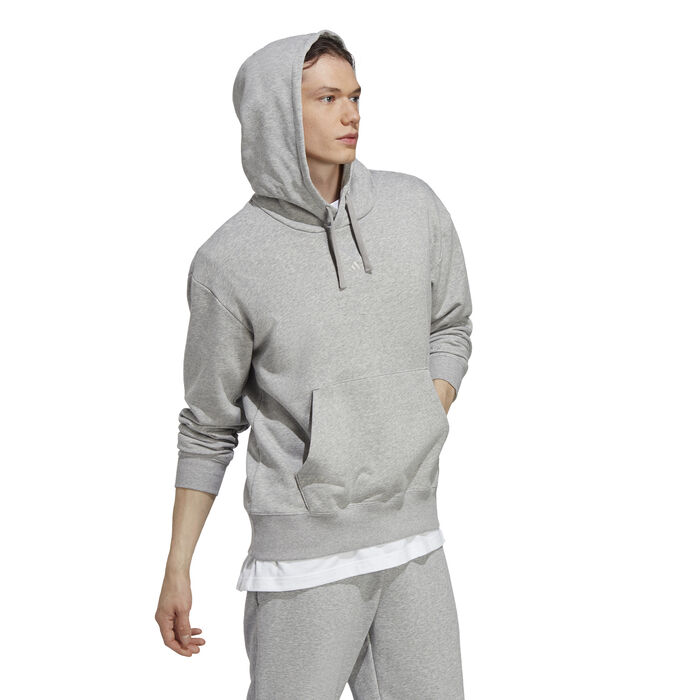 adidas Men's ALL SZN French Terry Hoodie Grey image number 2