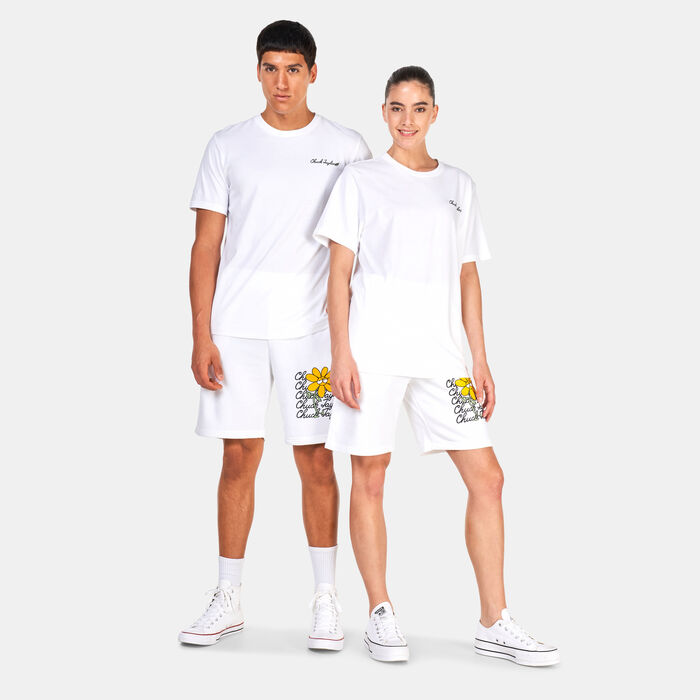 Converse Script Star Seasonal Grow Together Theme Shorts White Converse Script Star Seasonal Grow Together Theme Shorts White image number 2