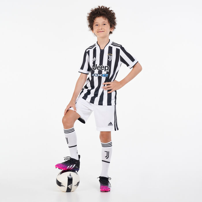 adidas Kids' Juventus Home Jersey - 2021/22 White adidas Kids' Juventus Home Jersey - 2021/22 White image number 2