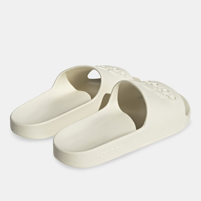 adidas Men's Adilette Aqua Slides White adidas Men's Adilette Aqua Slides White image number 2