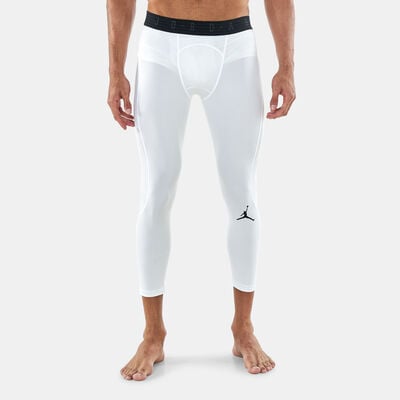 Jordan Men's Air Dri-FIT Tights White Jordan Men's Air Dri-FIT Tights White