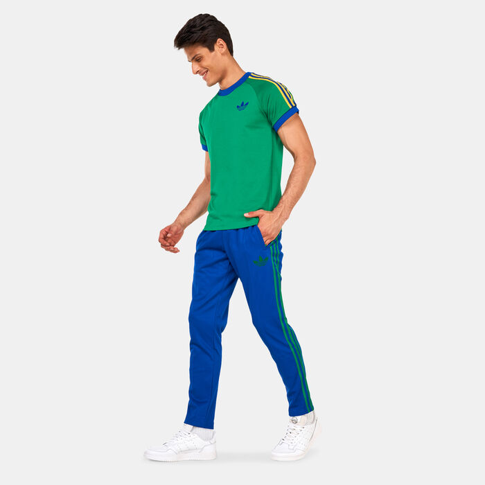 adidas Originals Men’s Adicolor Heritage Now Striped Track Pants Blue adidas Originals Men’s Adicolor Heritage Now Striped Track Pants Blue image number 2