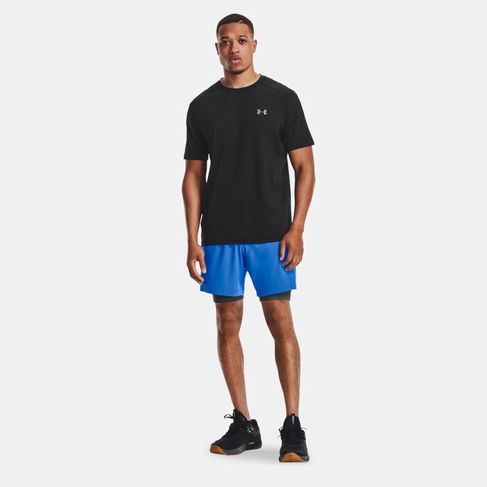 Under Armour Men's HeatGear® Armour Compression Shorts Grey Under Armour Men's HeatGear® Armour Compression Shorts Grey image number 2