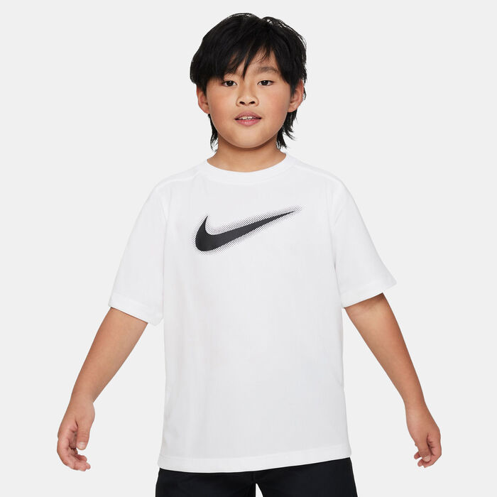 Nike Kids' Dri-FIT Multi Graphic Training Top White image number 0