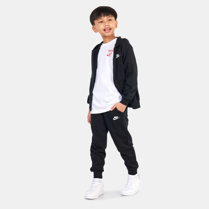 Nike Kids' Sportswear Club French Terry Sweatpants Black Nike Kids' Sportswear Club French Terry Sweatpants Black image number 2