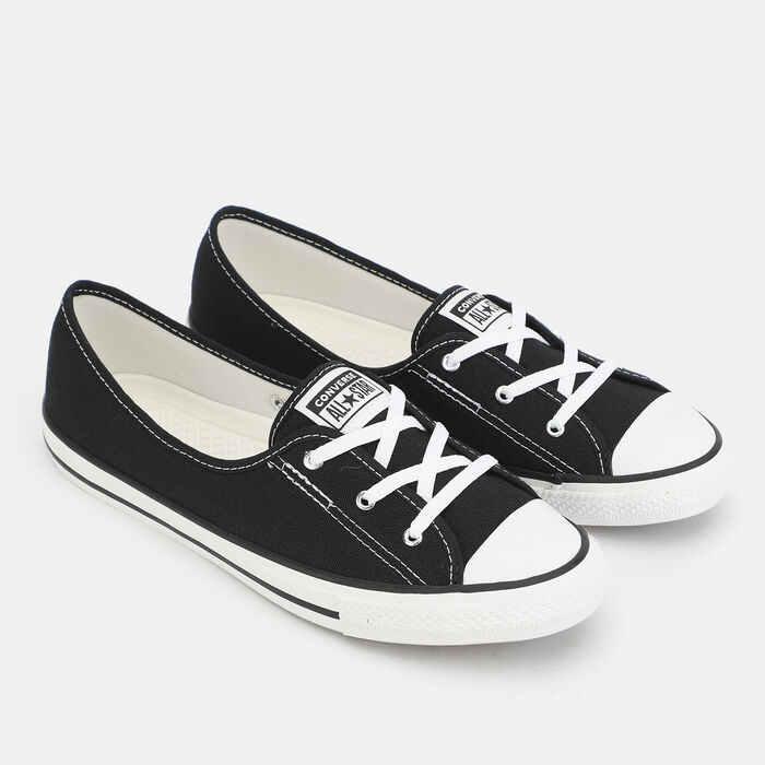 Converse Chuck Taylor All Star Ballet Lace Slip Unisex Shoe Black Converse Chuck Taylor All Star Ballet Lace Slip Unisex Shoe Black image number 1