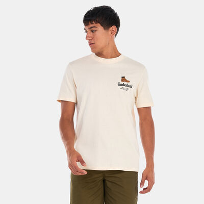 Timberland Men's Boot Logo T-Shirt White Timberland Men's Boot Logo T-Shirt White